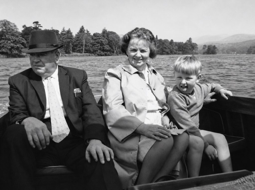 The Waring Family on a Boat